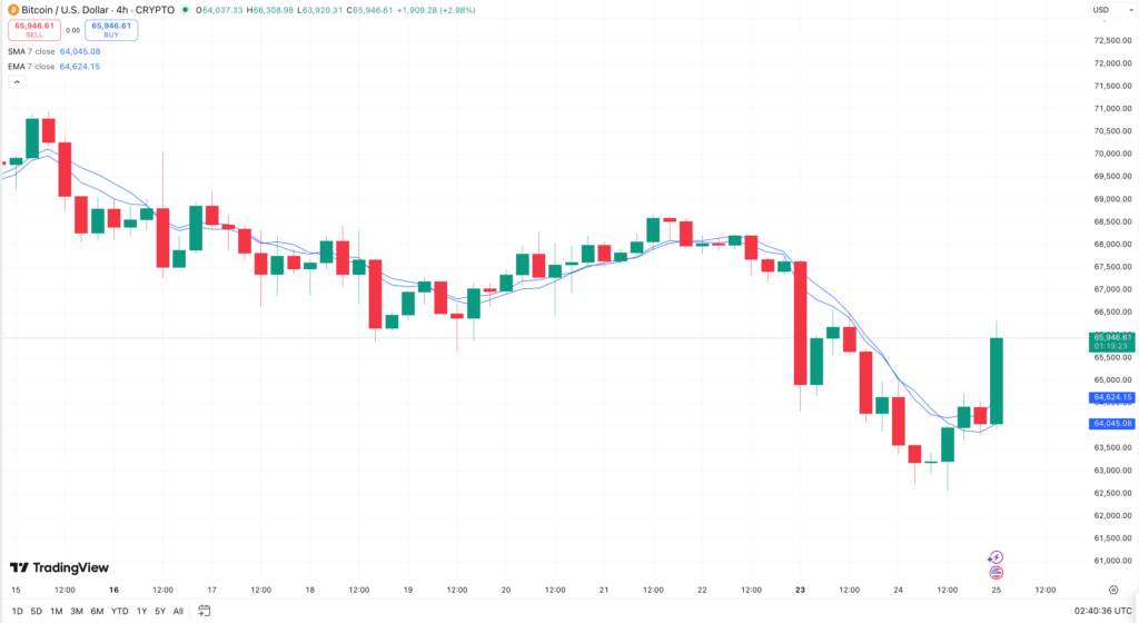 Harga Bitcoin (BTC) Tiba-Tiba Naik 3% Hari Ini, Apa Pemicunya?