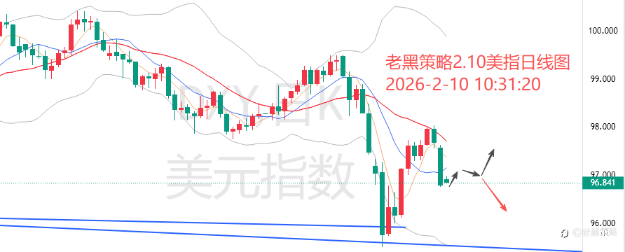 老黑策略：2.10外汇、黄金、原油分析策略