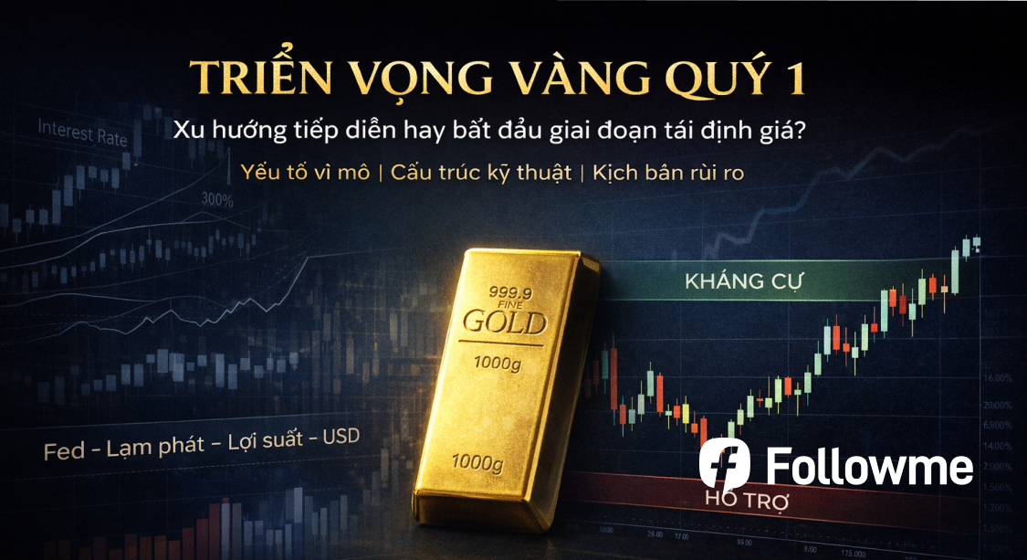 Nhận định Vàng Quý 1: Xu Hướng Tiếp Diễn Hay Bắt Đầu Giai Đoạn Tái Định Giá
