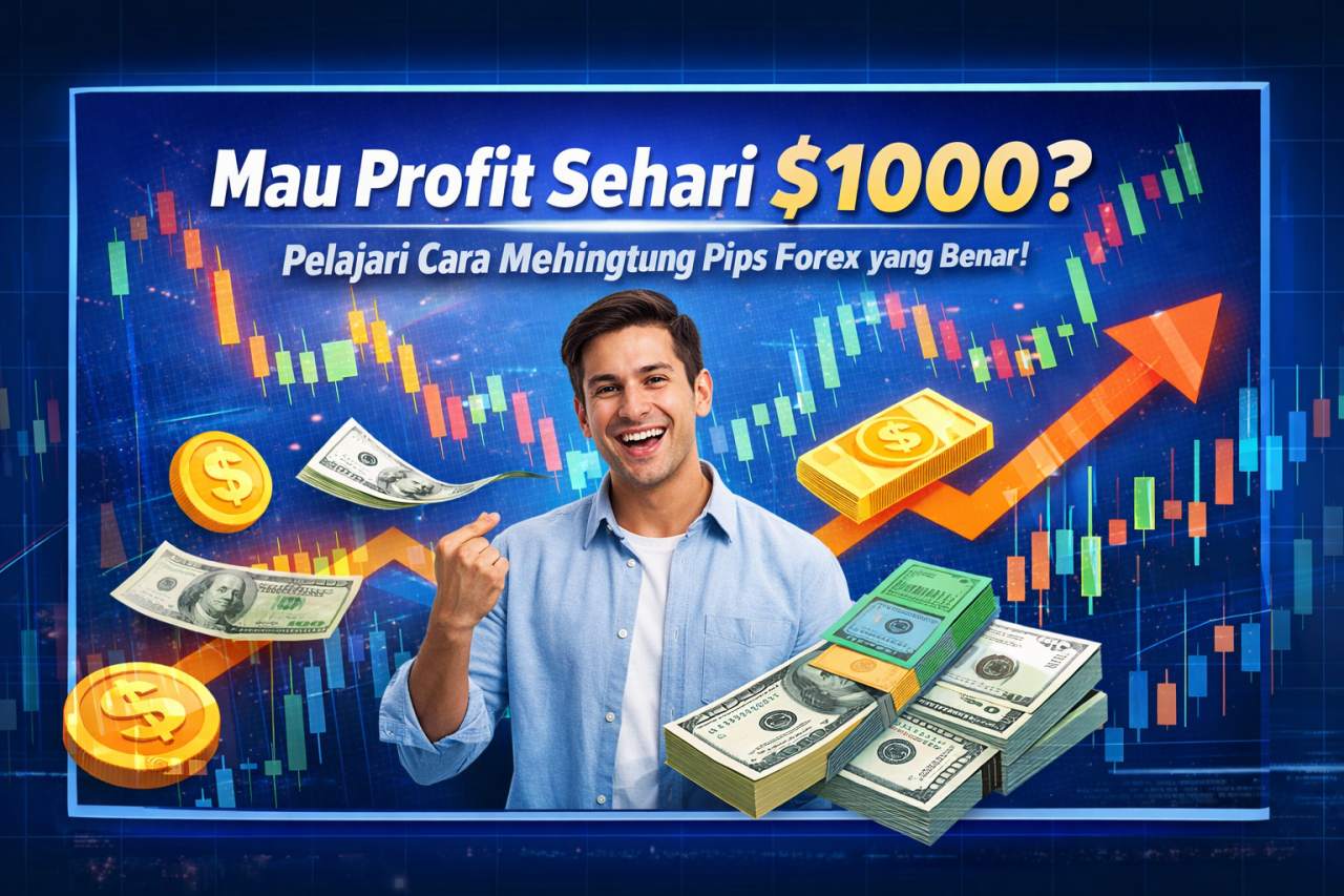Mau Profit Sehari $1000? Pelajari Cara Menghitung Pips Forex yang Benar!