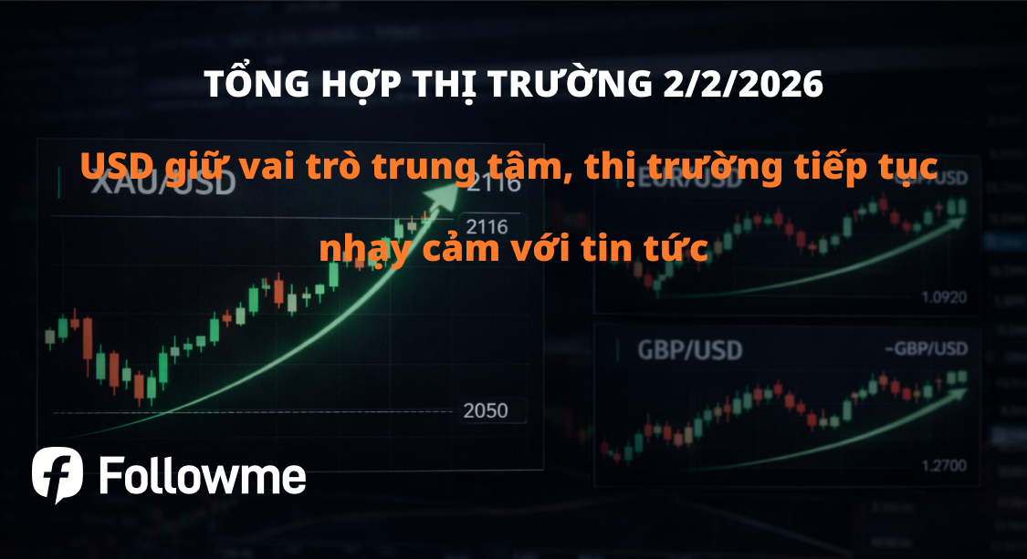 USD giữ vai trò trung tâm, thị trường tiếp tục nhạy cảm với tin tức