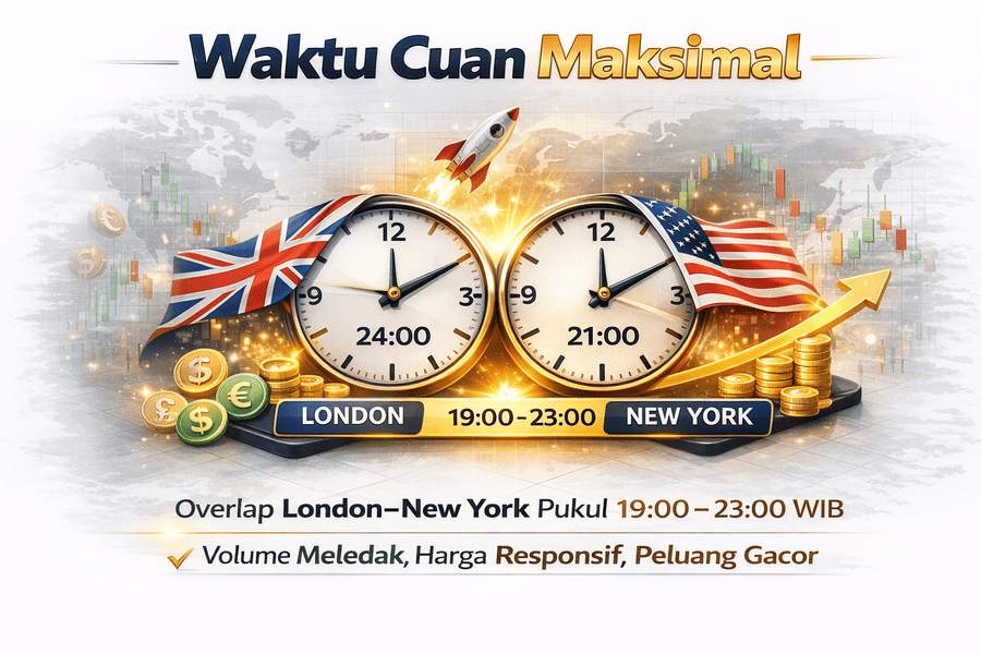 “STOP TRADING DI JAM SEPI!” KENALI JAM BUKA TRADING PALING “GACOR” BIAR NGGAK KENA PRANK MARKET.