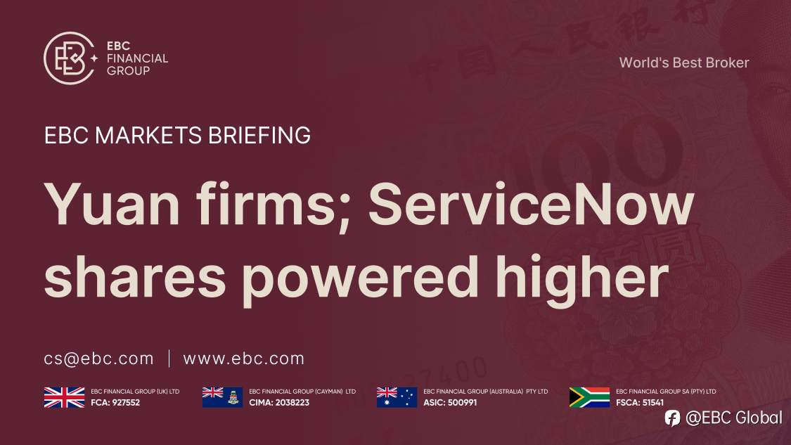 ​​EBC Markets Briefing | Yuan firms; ServiceNow shares powered higher