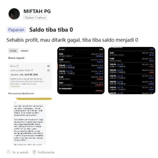 SALDO TIBA-TIBA NOL: TRAGEDI TRADER LOKAL DI BROKER HEADWAY