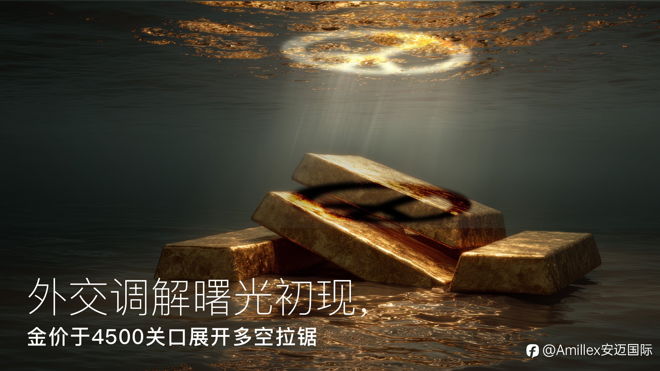 Amillex安迈每日汇评｜外交调解曙光初现，金价于4500关口展开多空拉锯