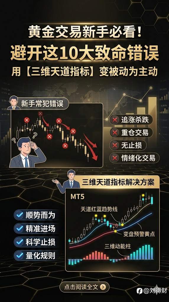 新手常犯的交易错误，以及如何用 《三维+天道指标》 变被动为主动