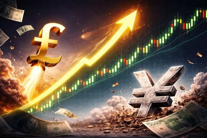 Yen Ditekan, Pound Kuat — GBPJPY Siap Terbang Tinggi