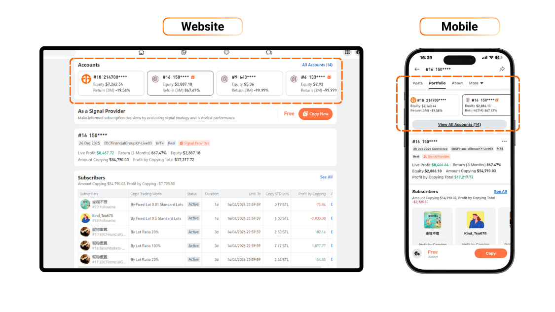 [Followme Guide] Profile: How To Connect Your Trading Account 