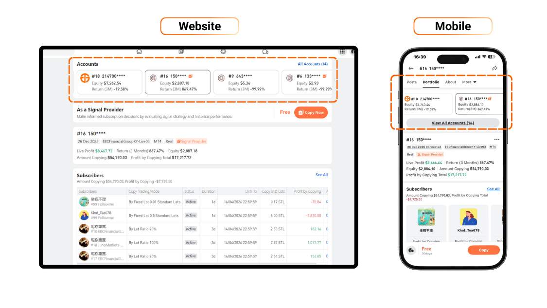 [Followme Guide] Profile: How To Connect Your Trading Account 