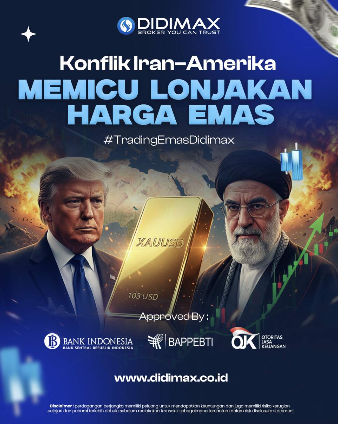 Volatilitas emas membuka peluang profit besar — manfaatkan sekarang! 🔥