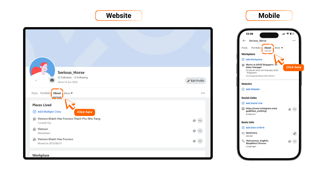 [Followme Guide] Profile: Profile Page About feature