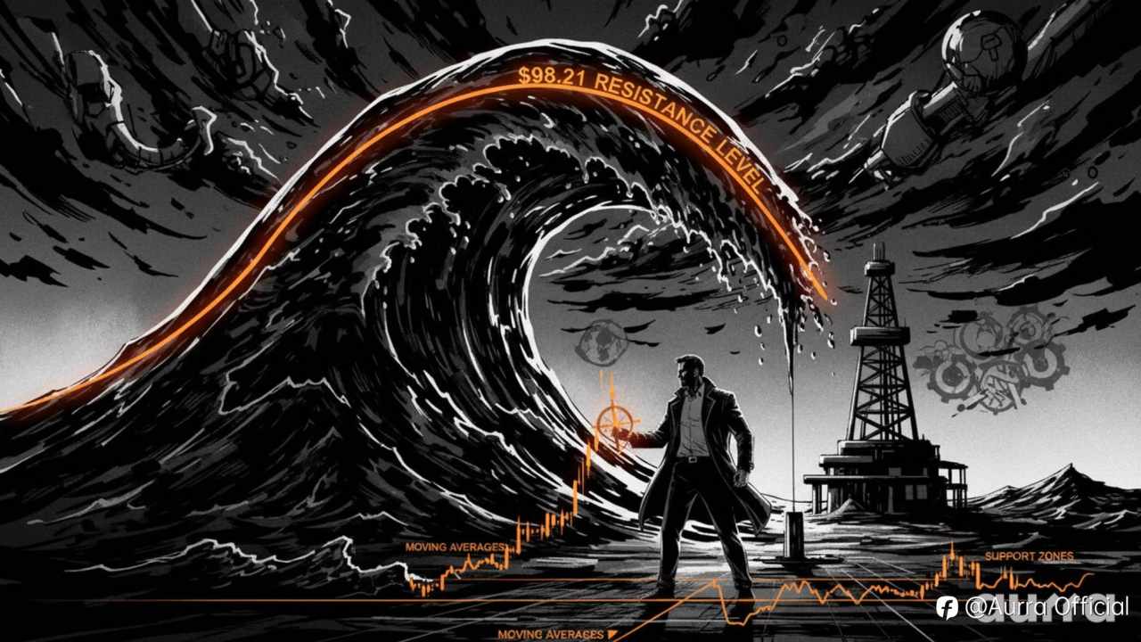 WTI 原油走势预测：油价测试 98.21 美元阻力突破位