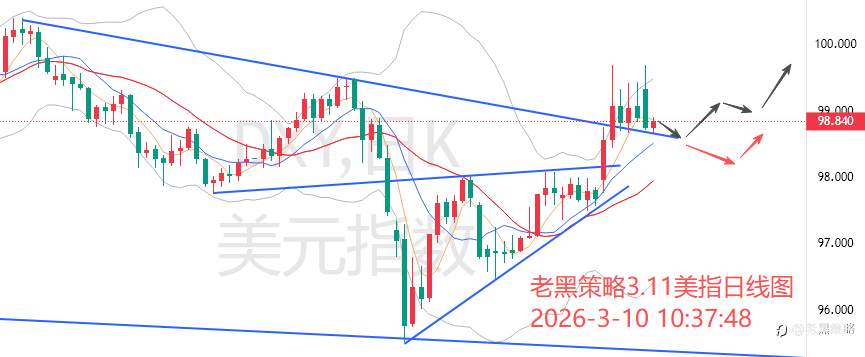 老黑策略：3.10外汇、黄金、原油分析策略
