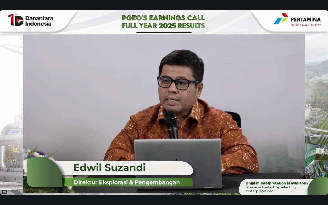 PGEO Beberkan 4 Proyek dalam Blue Book 2025-2029, Nilai Investasi Rp18 Triliunan