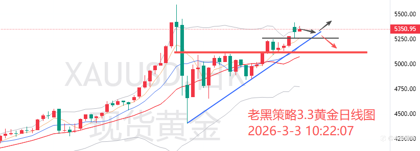 老黑策略:3.3外汇、黄金、原油分析策略
