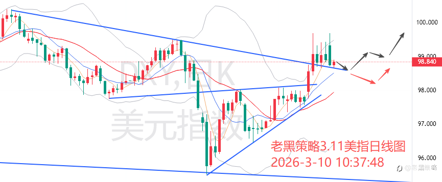 老黑策略:3.10外汇、黄金、原油分析策略
