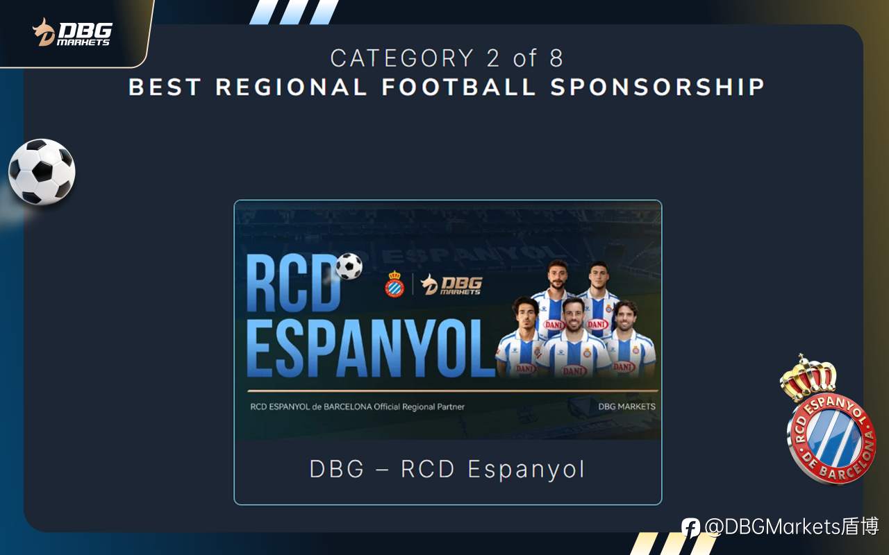 DBG Markets与RCD Espanyol合作项目入围Forex Sports Awards 2026前三强