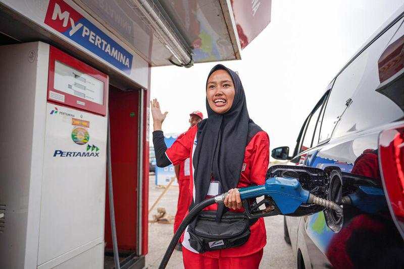 SPBU Modular Pertamina Jadi Solusi Bantu Urai Kemacetan Arus Balik Lebaran