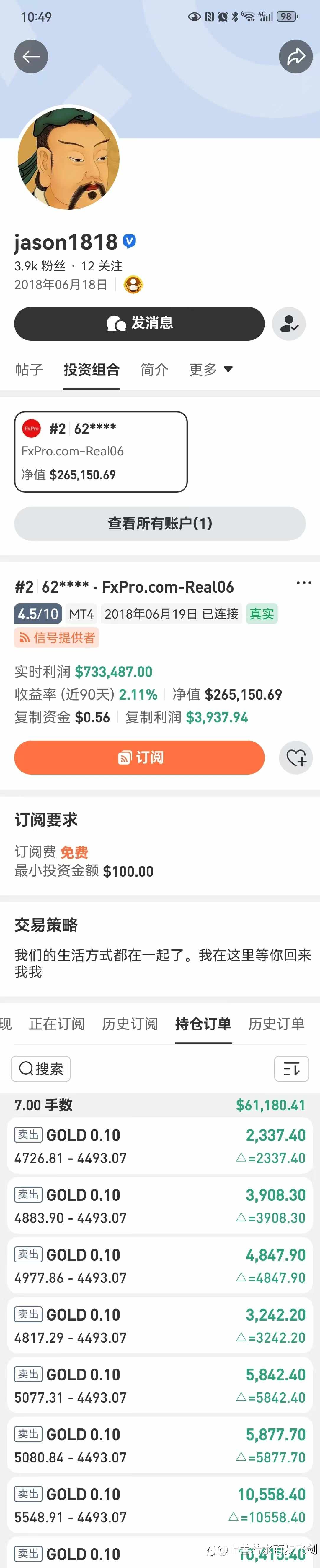 猛虎下山，盟主出关，黄金瑟瑟发抖。