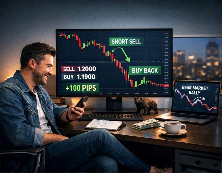 SENI CUAN PAS MARKET BERDARAH: CARA TETEP SANTUY PAS TREN BEARISH LAGI GALAK-GALAKNYA