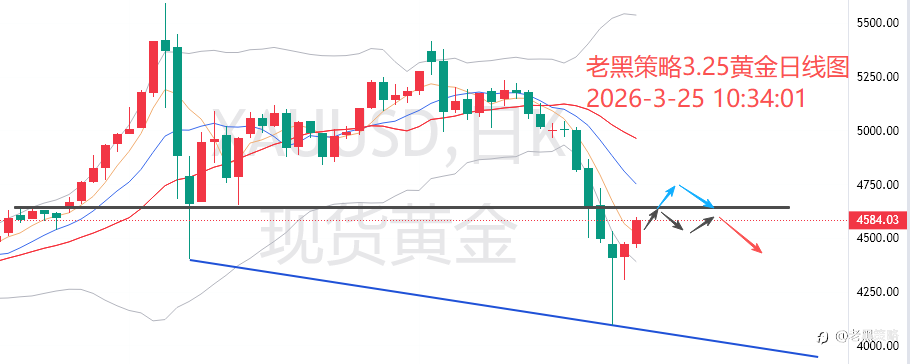 老黑策略:3.25外汇、黄金、原油分析策略