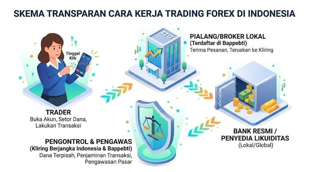 SANGAT ADIL! INI CARA KERJA TRADING FOREX, BONGKAR SKEMA HINGGA KENAPA BISA CEPAT KAYA