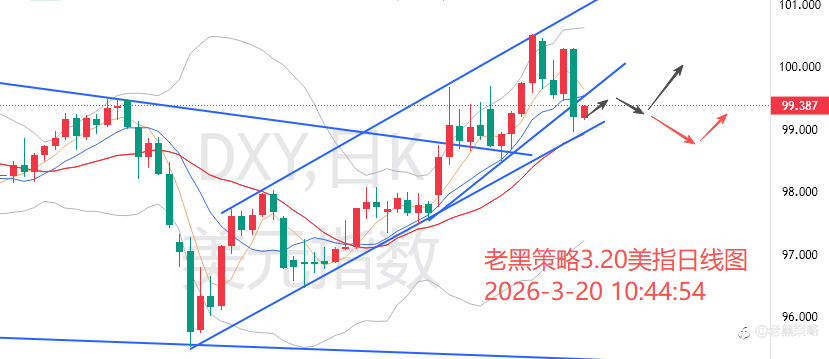 老黑策略：3.20外汇、黄金、原油分析策略