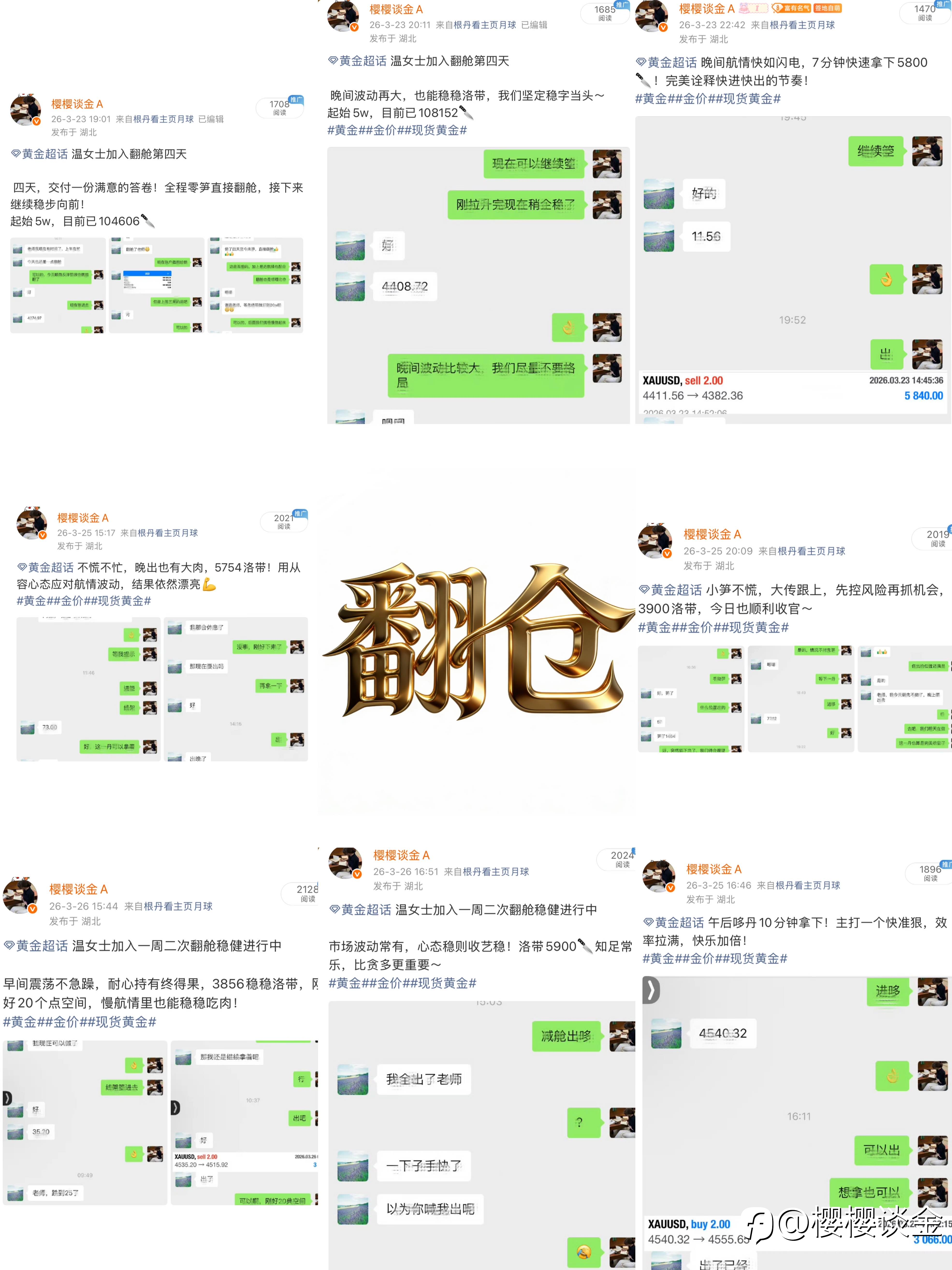 温女士翻舱周总结