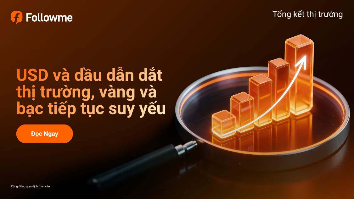 Thị trường tái cân bằng, vàng & bạc vẫn yếu trong khi USD và dầu giữ vai trò trung tâm