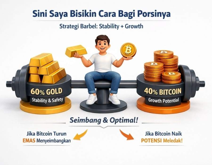 ANALISA EMAS VS BITCOIN: MANA YANG LEBIH ‘TAHAN BANTING’ PAS DUNIA LAGI CHAOS?