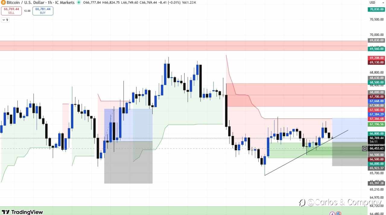 BTCUSD — Breakout Setup Developing
