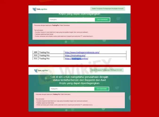 TradingPro Masuk Blacklist Bappebti, Masihkah Layak Dipercaya?