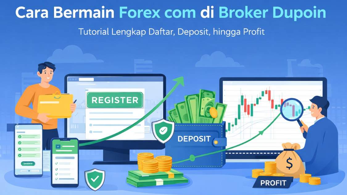 Cara Bermain Forex com di Broker Dupoin Tutorial Lengkap Daftar, Deposit, hingga Profit