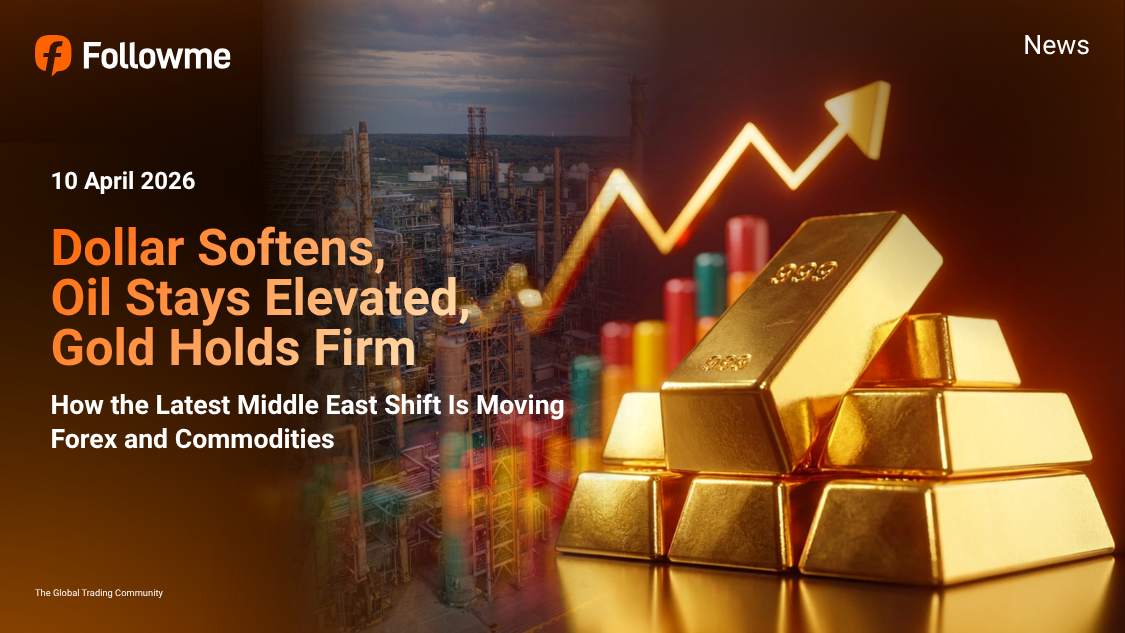 Dollar Softens, Oil Stays Elevated, Gold Holds Firm: How the Latest Middle East Shift Is Moving Forex and Commodities