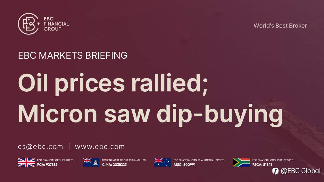 EBC Markets Briefing | Oil prices rallied; Micron saw dip-buying