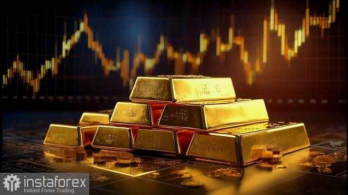 XAU/USD. Analisis dan Prediksi Harga. Emas Tetap di Wilayah Negatif untuk Hari Kedua Secara Beruntun