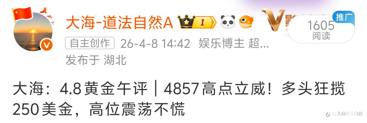 本周黄金行情复盘；