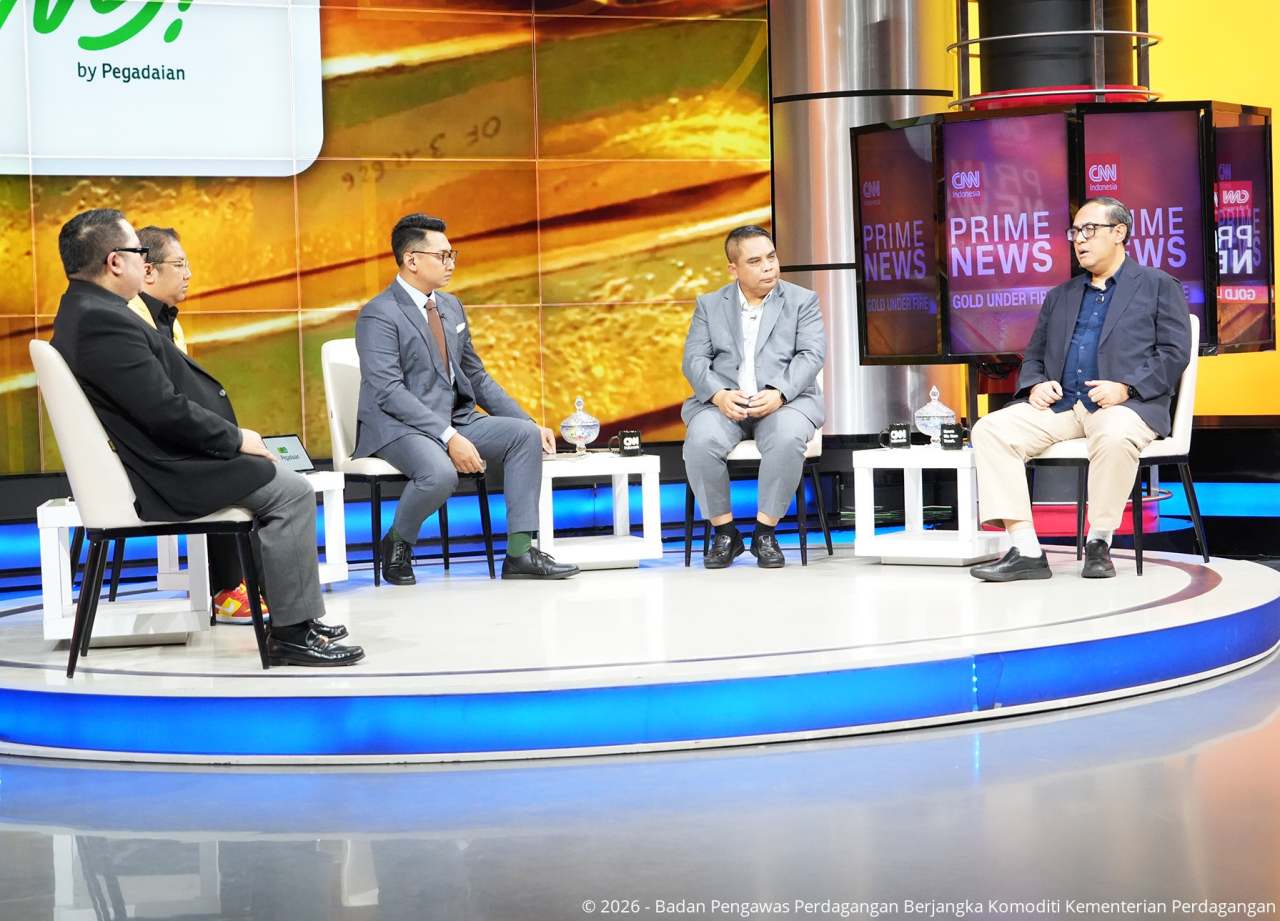 Bappebti dalam Live Dialogue CNN Indonesia Prime News Gold Edition