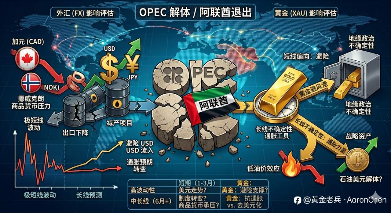 石油版“脱欧”：阿联酋为何此时退出OPEC？全球汇市与黄金格局将迎大变局