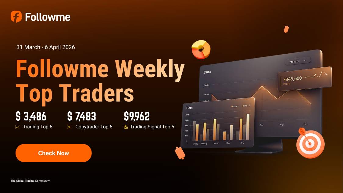 Followme's Top Traders: Weekly Ranking (31 March - 6 April 2026)