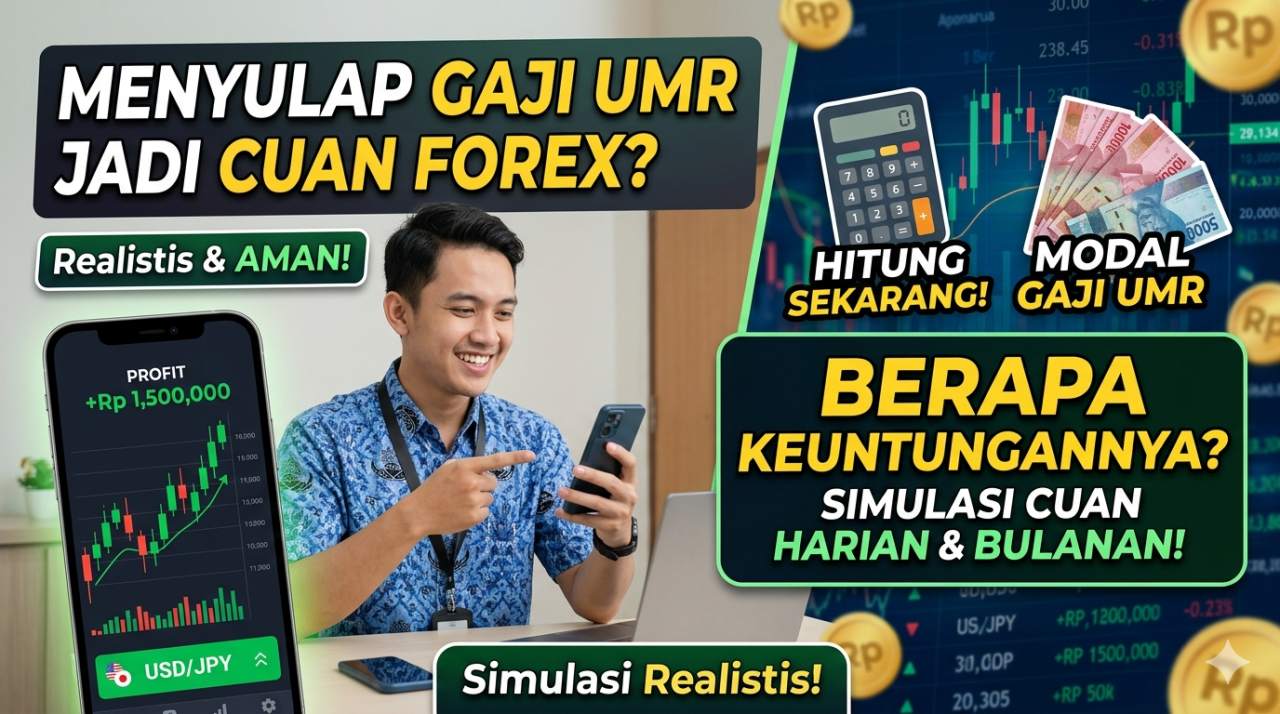 Menghitung Keuntungan Forex dari Modal Gaji UMR, Bisa Profit Berapa?