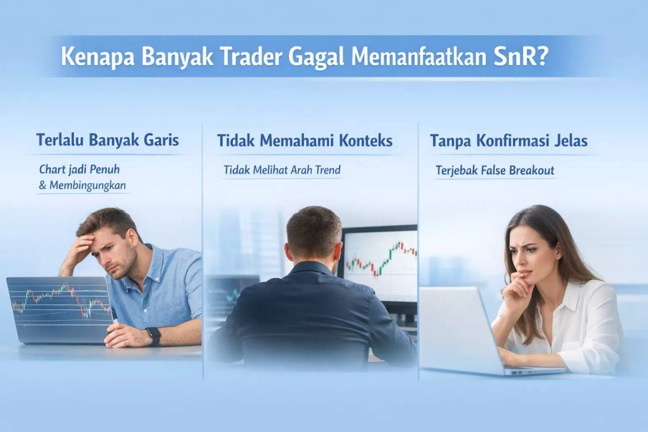 SNR TERJADI KARENA INI! PEMULA WAJIB TAHU SEBELUM TRADING