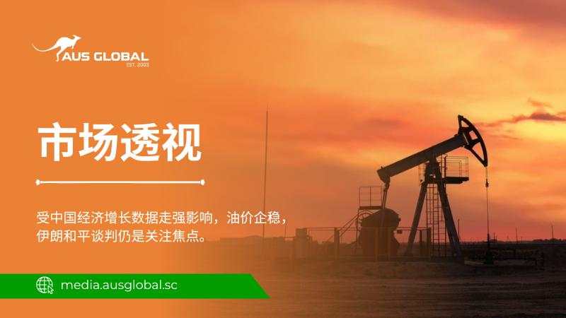 中国经济增长数据向好，油价保持稳定，伊朗和平谈判仍是市场焦点