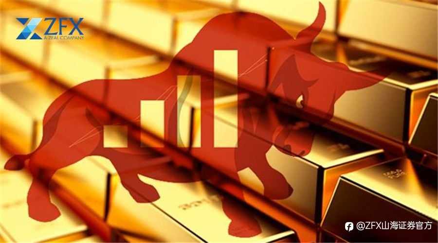 ZFX山海证券：金价小幅上涨！