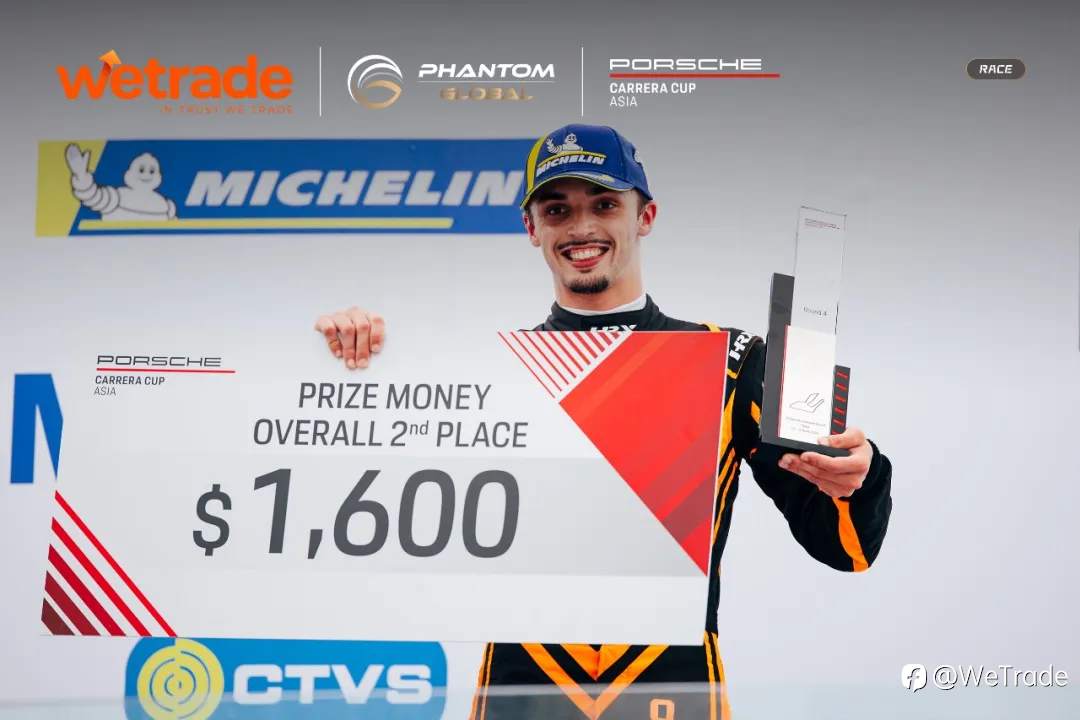 WeTrade始终领先！8号赛车两登PCCA领奖台，剑指总冠军