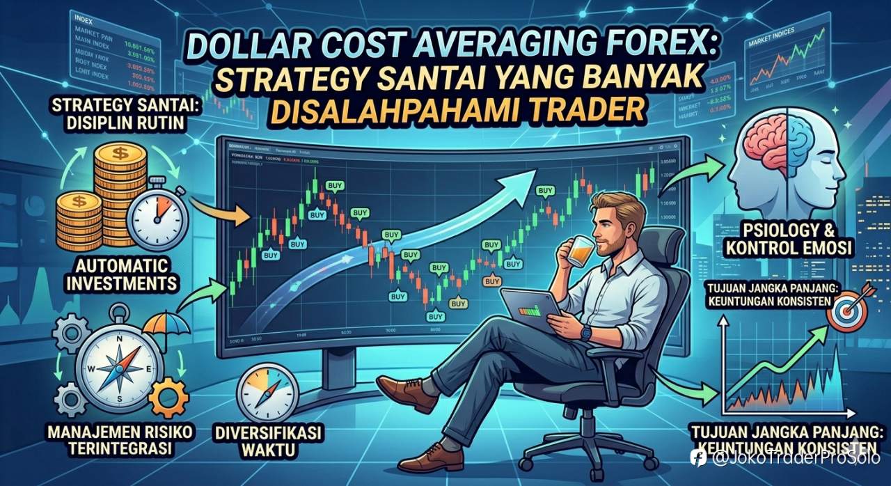 Dollar Cost Averaging Forex: Strategi Santai yang Banyak Disalahpahami Trader