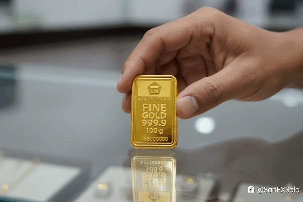 Harga Emas Tertahan, Tertekan Ekspektasi Kebijakan Hawkish The Fed dan Ketegangan AS–Iran