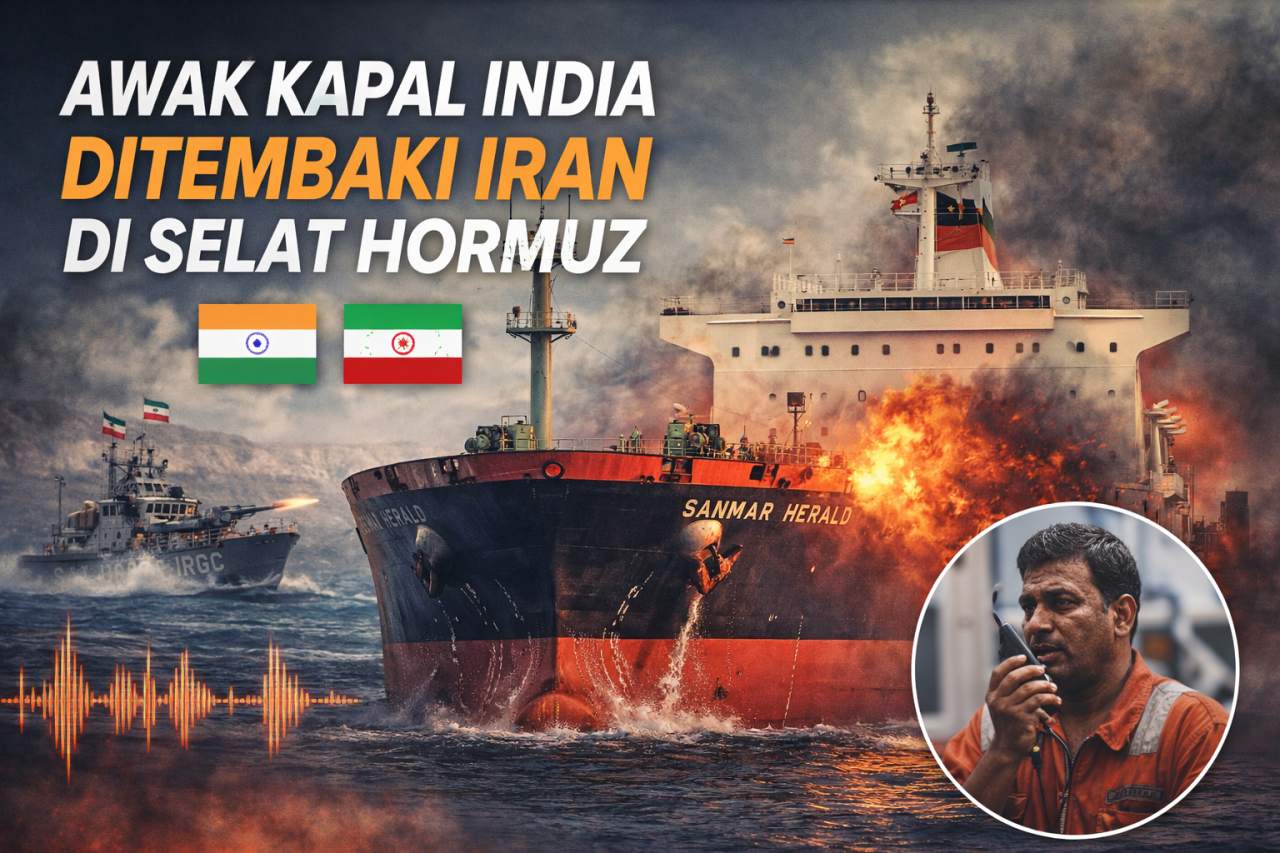 Rekaman Audio Awak Kapal India Terungkap Saat Ditembaki Iran di Selat Hormuz