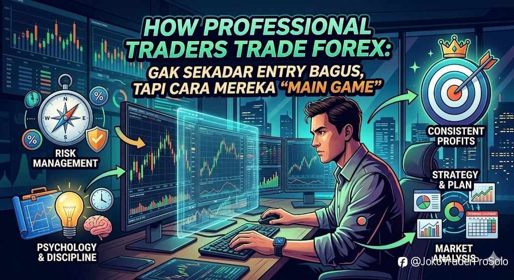 How Professional Traders Trade Forex: Gak Sekadar Entry Bagus, Tapi Cara Mereka “Main Game”