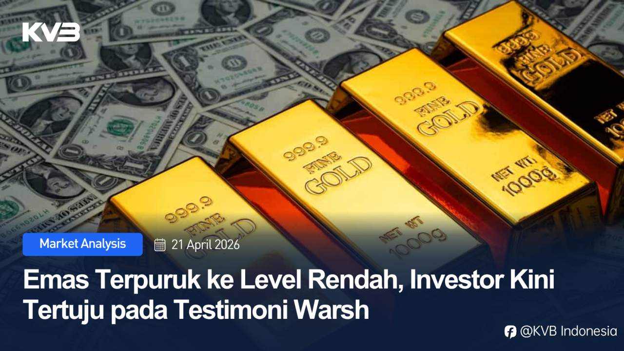 Emas Terpuruk ke Level Rendah, Investor Kini Tertuju pada Testimoni Warsh